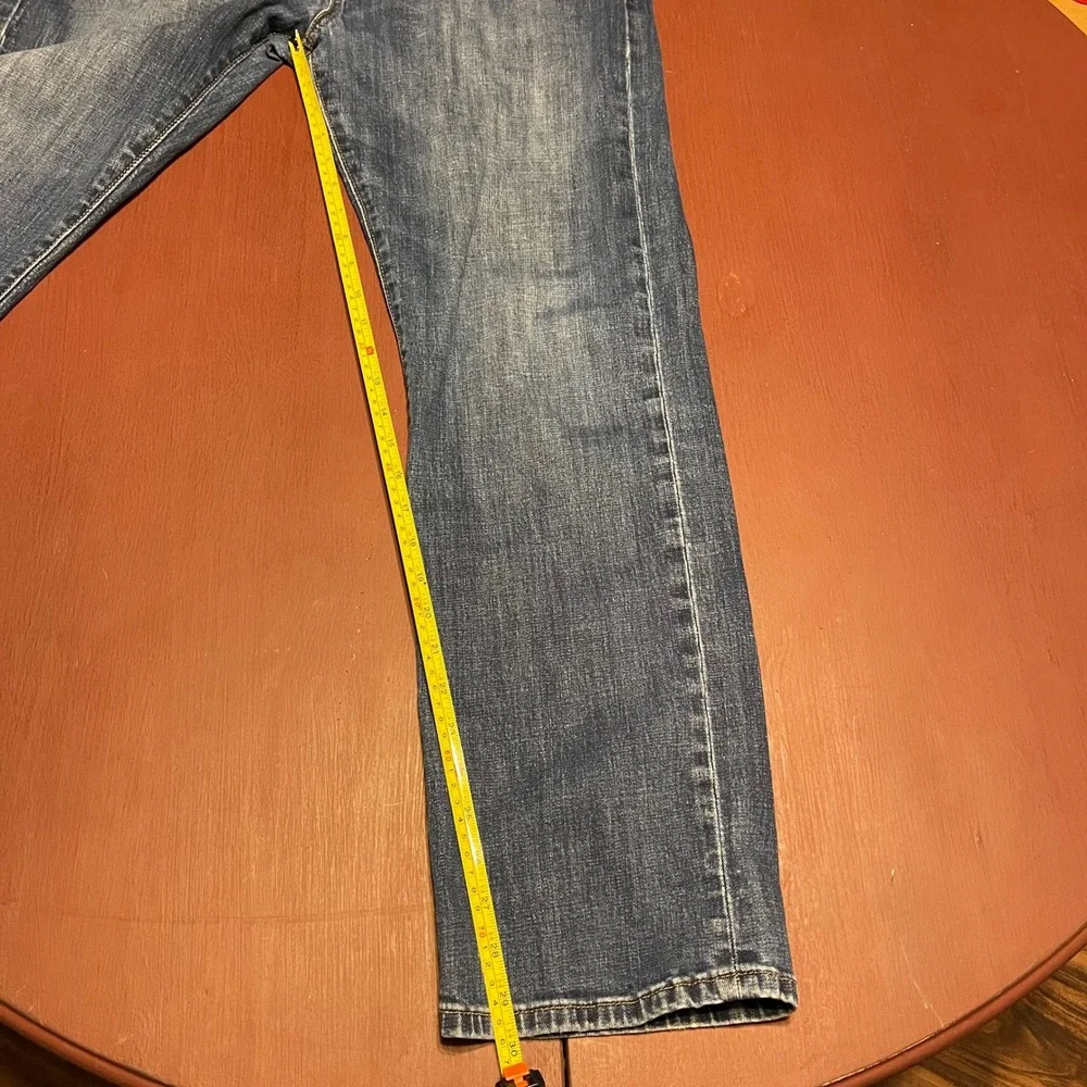 Jos‎ A Bank Reserve Traditional Fit Mens Blue Wash Denim Jeans 35W 30L - Picture 9 of 11